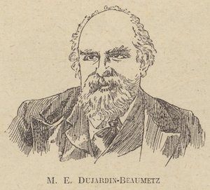 Étienne Dujardin-Beaumetz, artiste et politicien français - French School